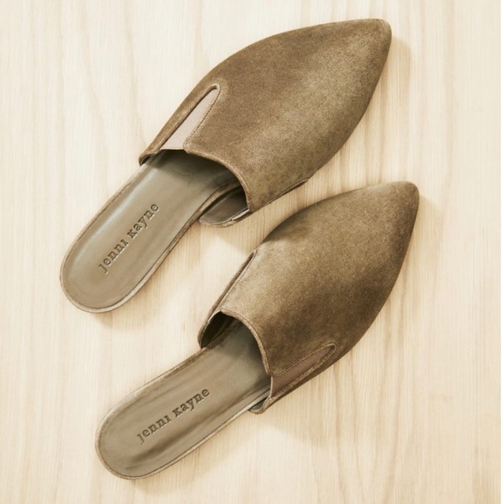 Jenni Kayne Suede Mule in ‘Laurel’